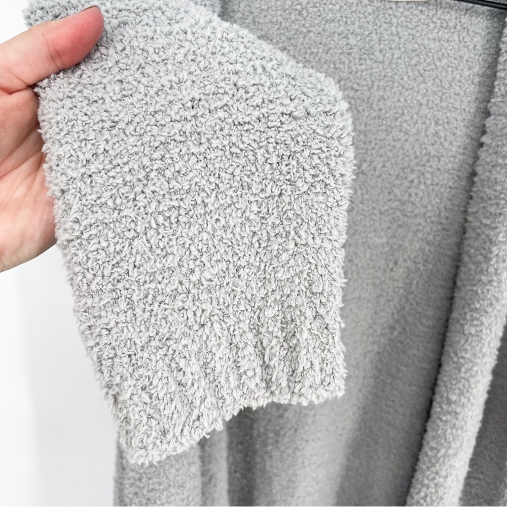 Thread & Supply Fuzzy Colorblock Open Cardigan Gr… - image 4